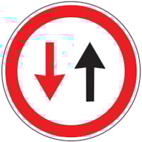 Mobile construction sign - Al - Diam: 600 mm