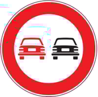 Mobile construction sign - Al - Diam: 600 mm