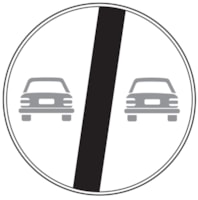Mobile construction sign - Al - Diam: 600 mm