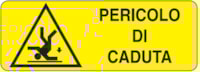 Rectangular danger sign - 350 x 125 mm Rectangular danger sign - 350 x 125 mm