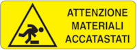 Rectangular danger sign - 350 x 125 mm