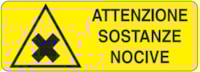 Rectangular danger sign - 350 x 125 mm Rectangular danger sign - 350 x 125 mm