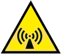 Triangular danger sign - Side: 140 mm
