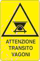 Rectangular danger sign - 330 x 500 mm
