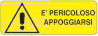 CART. ALLUM. PERICOLO F.TO MM 330x125