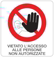 CART. ALLUM. DIVIETO F.TO MM 330x350