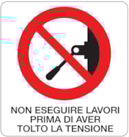 CART. ALLUM. DIVIETO F.TO MM 330x350