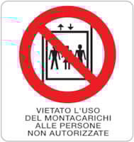 Rectangular prohibition signs - 330 x 350 mm Rectangular prohibition signs - 330 x 350 mm