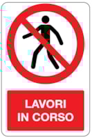Prohibition sign - Al - 330x500 mm Prohibition sign - Al - 330x500 mm