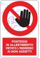 CART. ALLUM. DIVIETO F.TO MM 330x500
