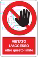 CART. ALLUM. DIVIETO F.TO MM 330x500