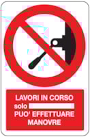 CART. ALLUM. DIVIETO F.TO MM 330x500