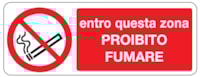 Prohibition sign - Al - 330x125 mm