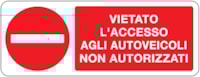 CART. ALLUM. DIVIETO F.TO MM 330x125