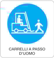 Mandatory sign - Al - Dimensions: 330x350 mm