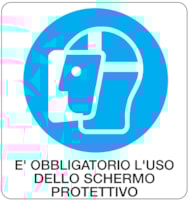 Mandatory sign - Al - Dimensions: 330x350 mm