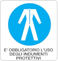Mandatory sign - Al - Dimensions: 330x350 mm