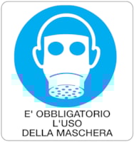 Mandatory sign - Al - Dimensions: 330x350 mm