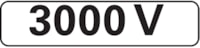 Auxiliary sign - Al - Dimensions: 115x30 mm