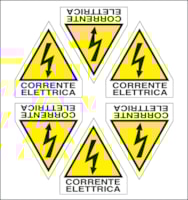 Adhesive label - Dimensions: 165 x 175 mm