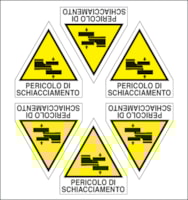 Adhesive label - Dimensions: 165 x 175 mm