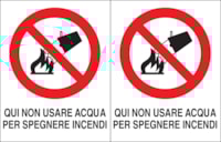 Adhesive label - Dimensions: 250 x 160 mm