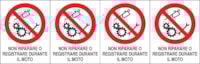 Adhesive label - Dimensions: 250 x 80 mm