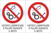 Adhesive label - Dimensions: 250 x 160 mm