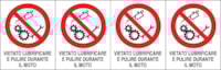 Adhesive label - Dimensions: 250 x 80 mm