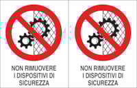 Adhesive label - Dimensions: 250 x 160 mm