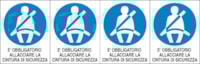 Adhesive label - Dimensions: 250 x 80 mm