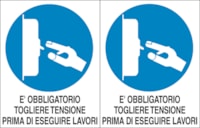 Adhesive label - Dimensions: 250 x 160 mm