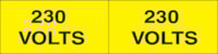 Adhesive label - Dimensions: 250 x 60 mm