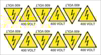 Adhesive label - Dimensions: 175 x 95 mm
