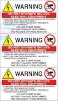 Adhesive label - Dimensions: 210 x 125 mm