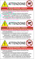 Adhesive label - Dimensions: 210 x 125 mm