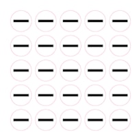 Adhesive label - Dimensions: 130 x 130 mm