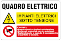 Various sign - Al - Dimensions: 300x200 mm