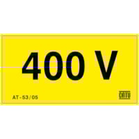 Etichetta 400 V 50MM