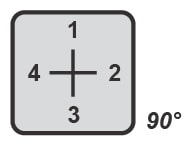 Comm.AMper 1-2-3-4 1P 20A  x4 Rid C