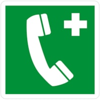 Safety sign - Al - Dimensions: 250x250 mm