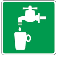 Safety sign - Al - Dimensions: 120x120 mm