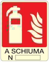 Fire sign - Al - Dimensions: 250x310 mm