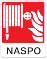 Fire sign - Al - Dimensions: 250x310 mm Fire sign - Al - Dimensions: 250x310 mm