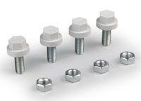 Steel F1SS20 screws (set 4 pcs.)