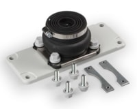 Cable entry with flange - For 27-66 mm cables