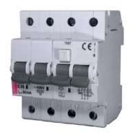 RCCB with overcurrent prot. - A B6A 3P+N KZS 4M 100mA