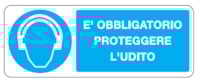 Mandatory sign - Al - Dimensions: 330x125 mm