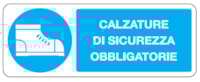 Adhesive for mandatory sign - Al - Dim: 330x125 mm