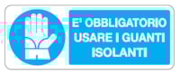 Adhesive for mandatory sign - Al - Dim: 330x125 mm
